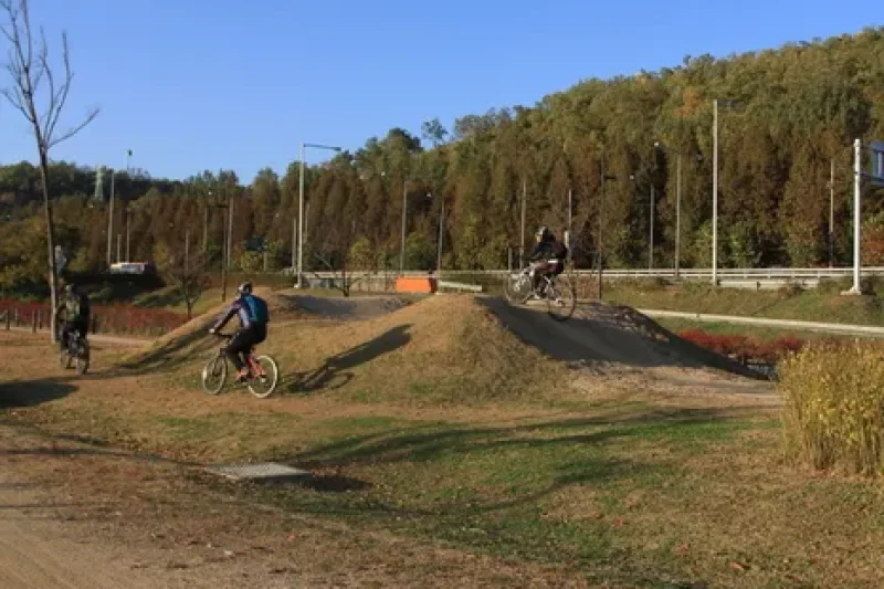 蘭芝漢江公園ＭＴＢコース (4/5)