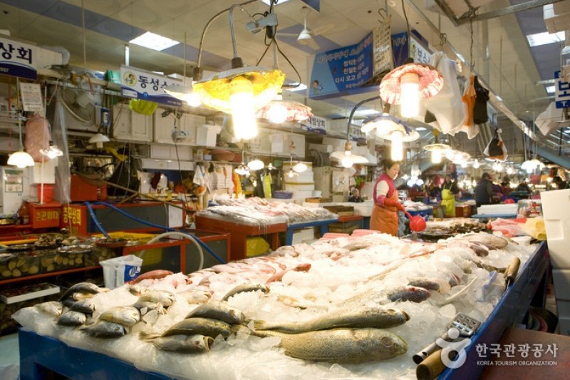 釜山チャガルチ市場活鮮魚部 (3/6)