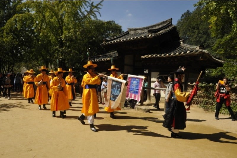 韓国民俗村ハンガウィ大祭り (3/12)