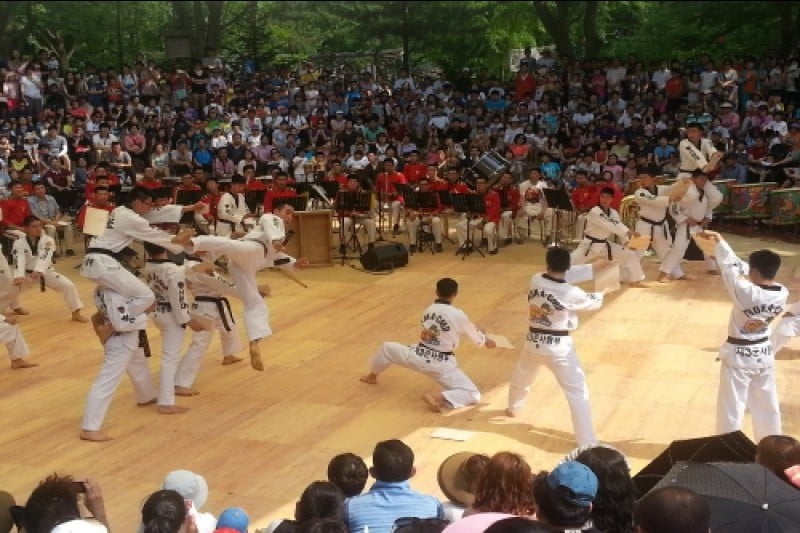 韓国民俗村ハンガウィ大祭り (7/12)
