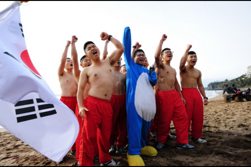 西帰浦冬海ペンギン水泳大会 (5/10)