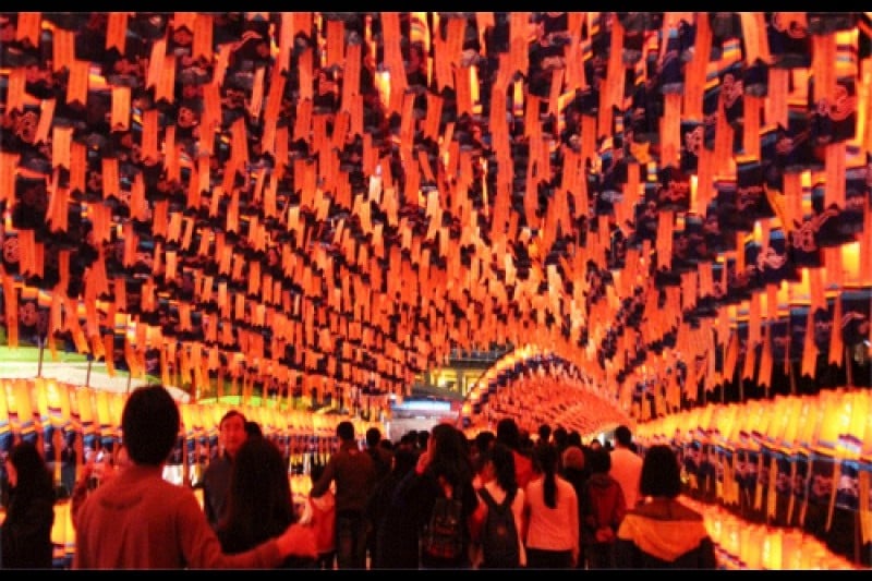 晋州南江流灯祭り (1/9)