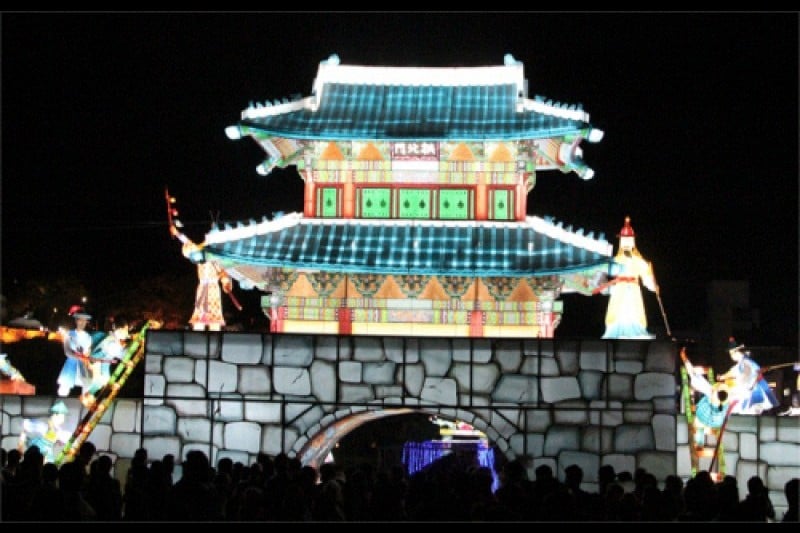晋州南江流灯祭り (4/9)
