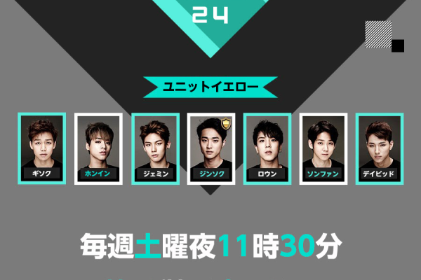 「TOP7」が決定！超大型K-POPプロジェクト「少年24」メルマガ vol.3