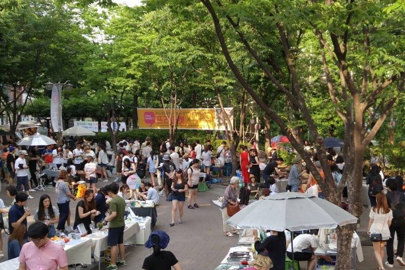 弘大前芸術市場フリーマーケット (34/34)