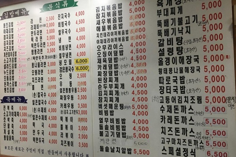 キムパッ天国 明洞本店 (12/15)