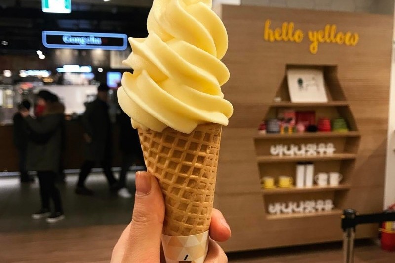 YELLOW CAFE(バナナウユカペ) 東大門店 (8/17)