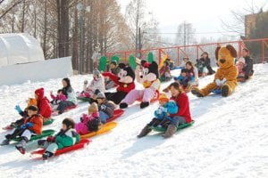 ハーブヒルズ雪ソリゲレンデ