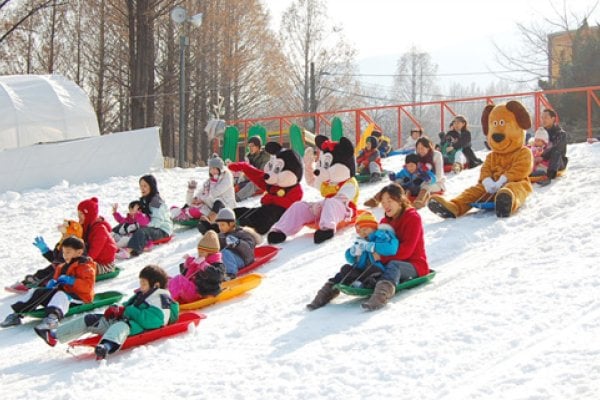 ハーブヒルズ雪ソリゲレンデ