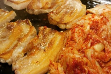 辛キムチ生サムギョプサル