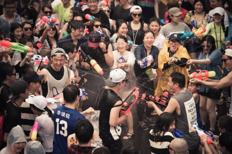 水鉄砲祭り (6/23)