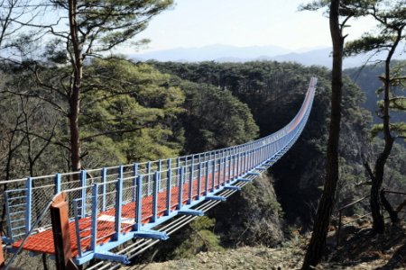 原州 小金山つり橋