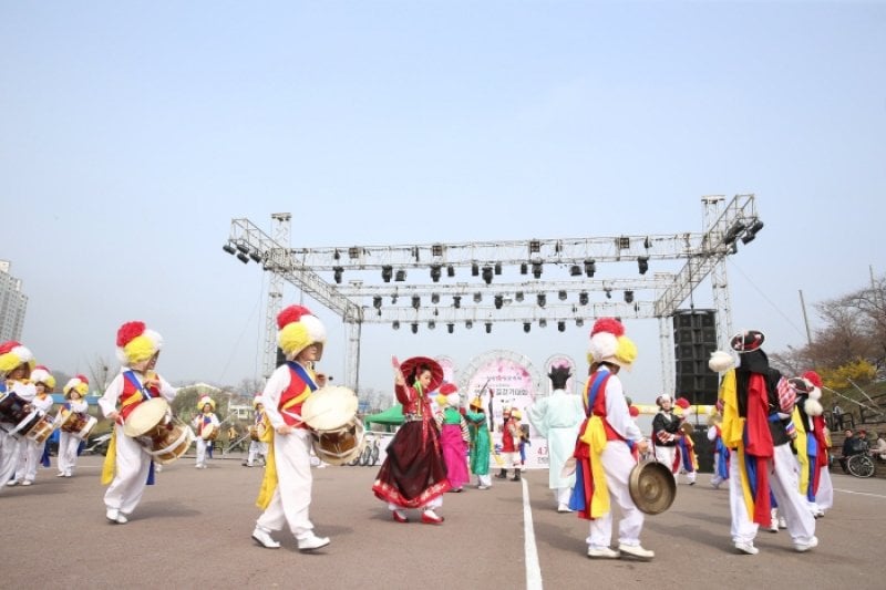 安養忠勲桜祭り（안양충훈 벚꽃축제 2018） (10/10)