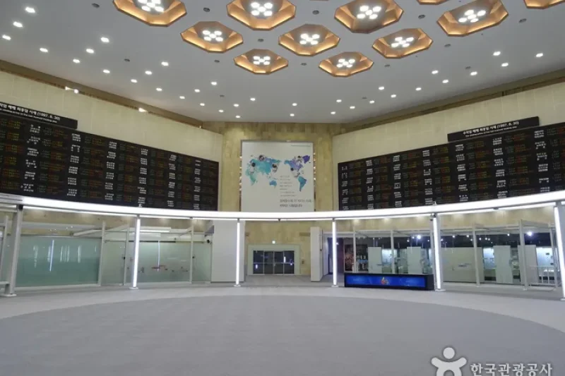 韓国証券取引所 KRX広報館（한국증권거래소 KRX홍보관）