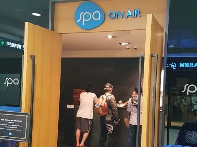 疲れよ、疲れよ、飛んでいけ~~ 仁川国際空 港周辺のスパ