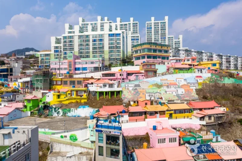 姑蘇洞天使壁画村（고소동 천사벽화마을） (1/13)