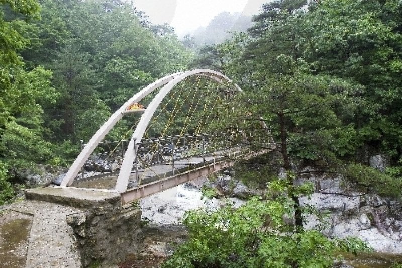 徳邱渓谷（慶尚北道東海岸国家地質公園）（덕구계곡 (경북 동해안 국가지질공원) ） (3/5)