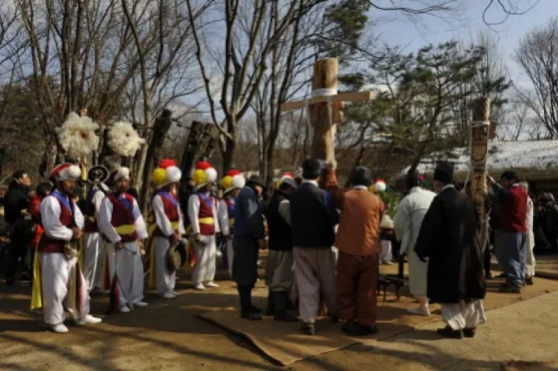 韓国民俗村 正月テボルム特別行事 (2/6)