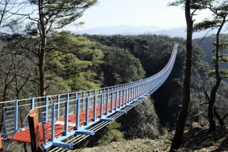 小金山スカイウォークブリッジ（소금산 스카이워크 브릿지）