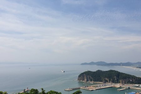 白翎島クッソム展望台（백령도 끝섬전망대）