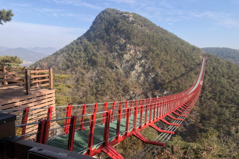 淳昌郡 釵笄山つり橋（순창군 채계산 출렁다리） (5/9)