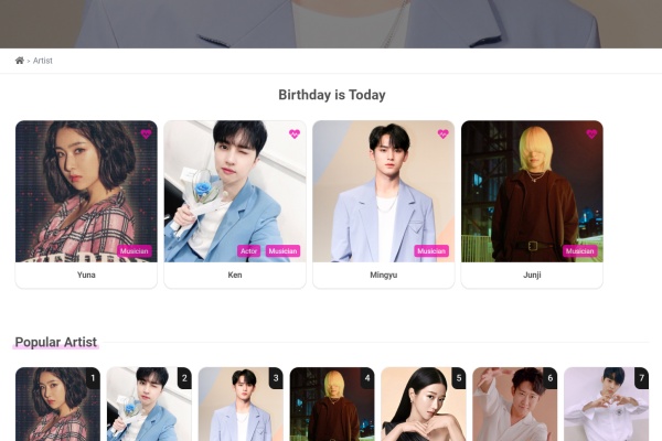 K-POPアイドルとK-セレブの誕生日 / 2021年4月6日