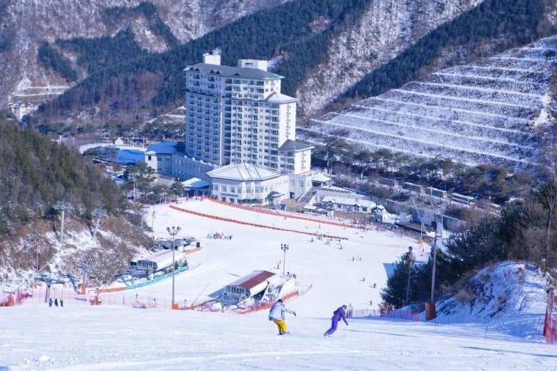 エリシアン江村スキー場 (Elysian Gangchon Ski Resort) (12/25)